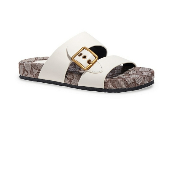 COACH Addison Leather Sandals - Size 9.5 - Picture 2 of 5